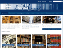 Tablet Screenshot of librosmadrid.com